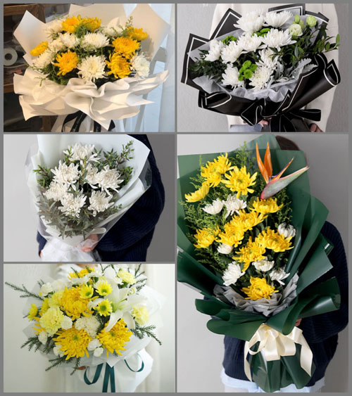 贵州贵阳清镇市站街镇煤炭村白事花束代送